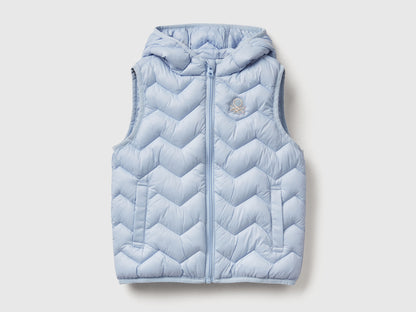 Benetton_Light Blue_Padded Vest with Hood_21INGJ00H_11Y_01