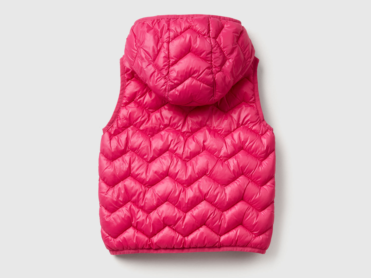 Benetton_Fuchsia_Padded Vest with Hood_21INGJ00H_1A2_02