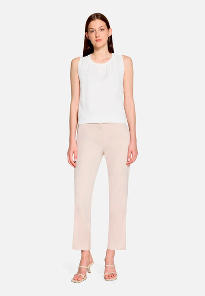 Betty Barclay Offwhite Women Blouse Shirt with Woven Trim SKU: 2266-3318_1014 Image 02