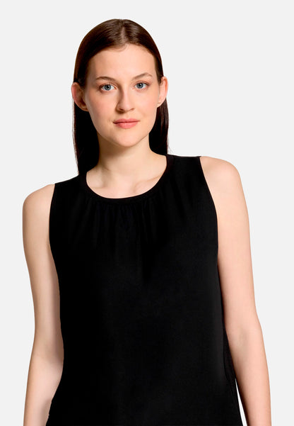 Betty Barclay Black Women Blouse Shirt with Woven Trim SKU: 2266-3318_9045 Image 06
