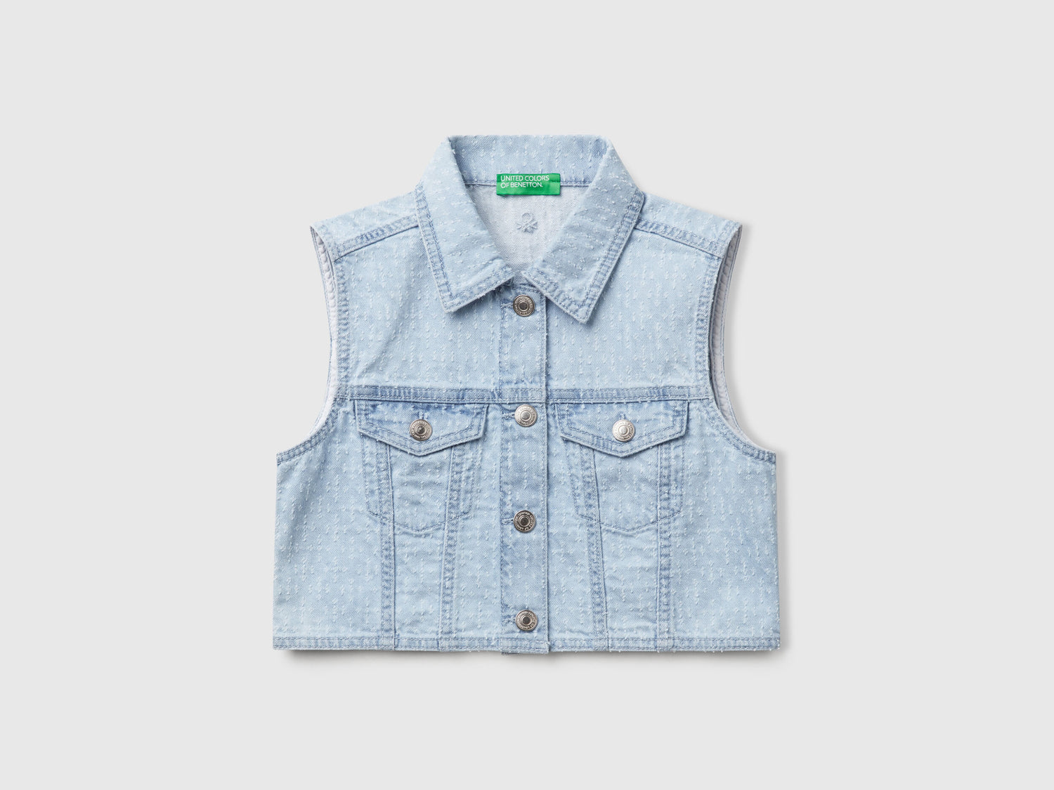 Benetton_Denim Vest_22P6CJ011_901_01