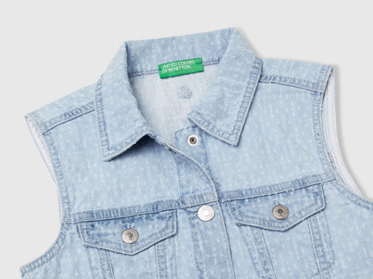 Benetton_Denim Vest_22P6CJ011_901_03