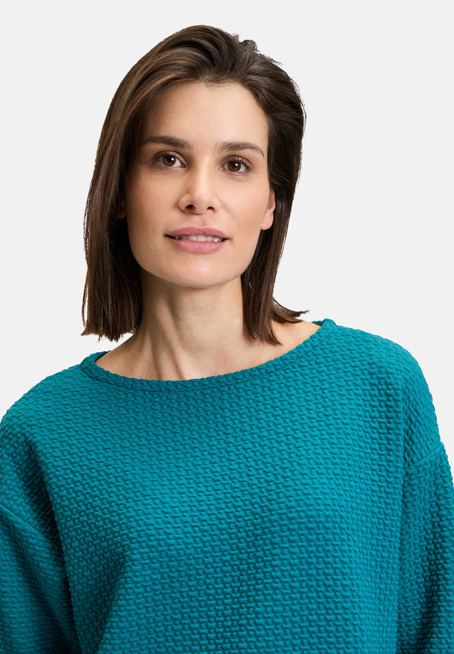 Sweatshirt With 3/4 Arm_06