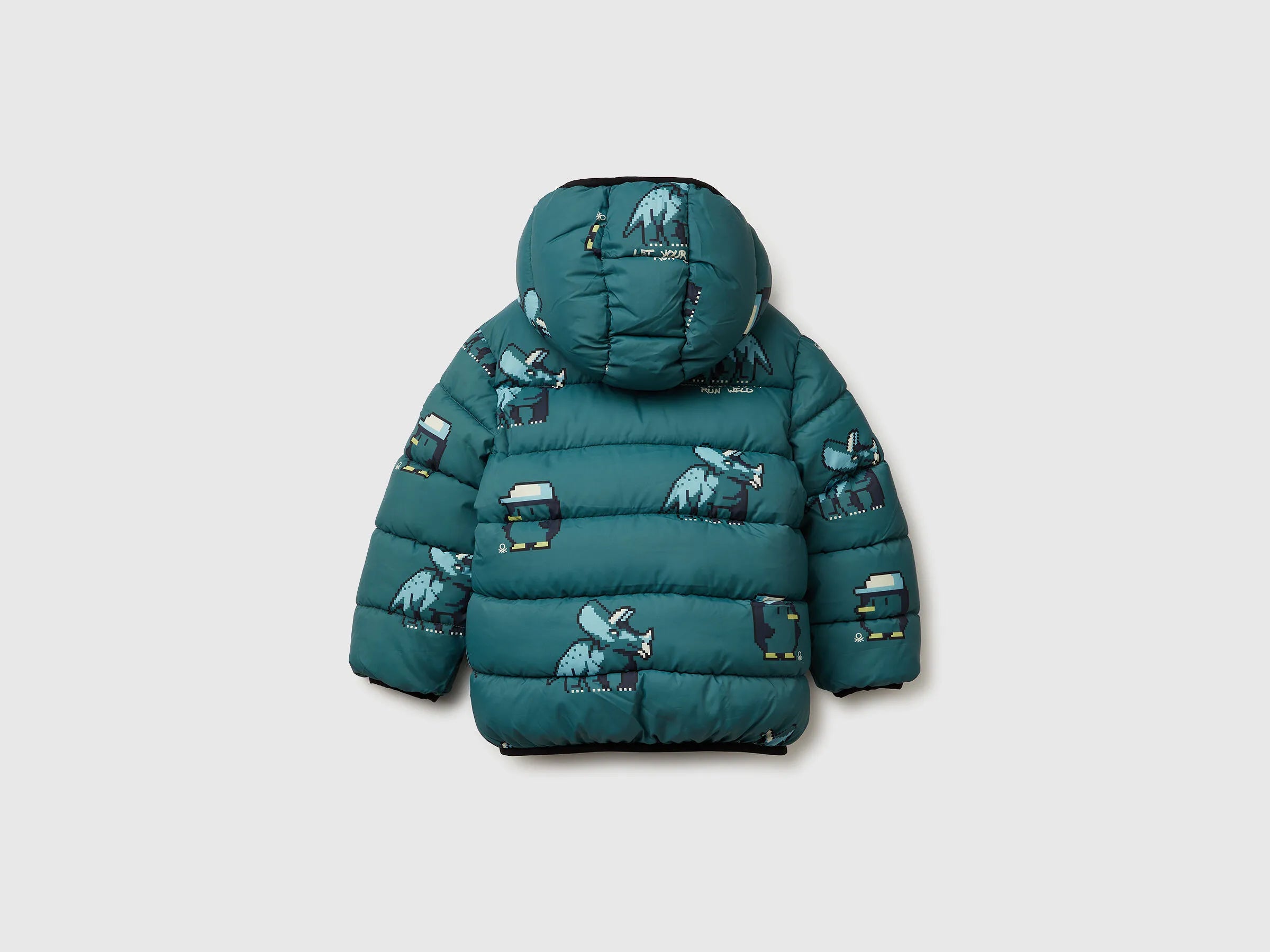 Benetton_Turquoise_"Rain Defender" Patterned Jacket_23ANGN047_69P_02
