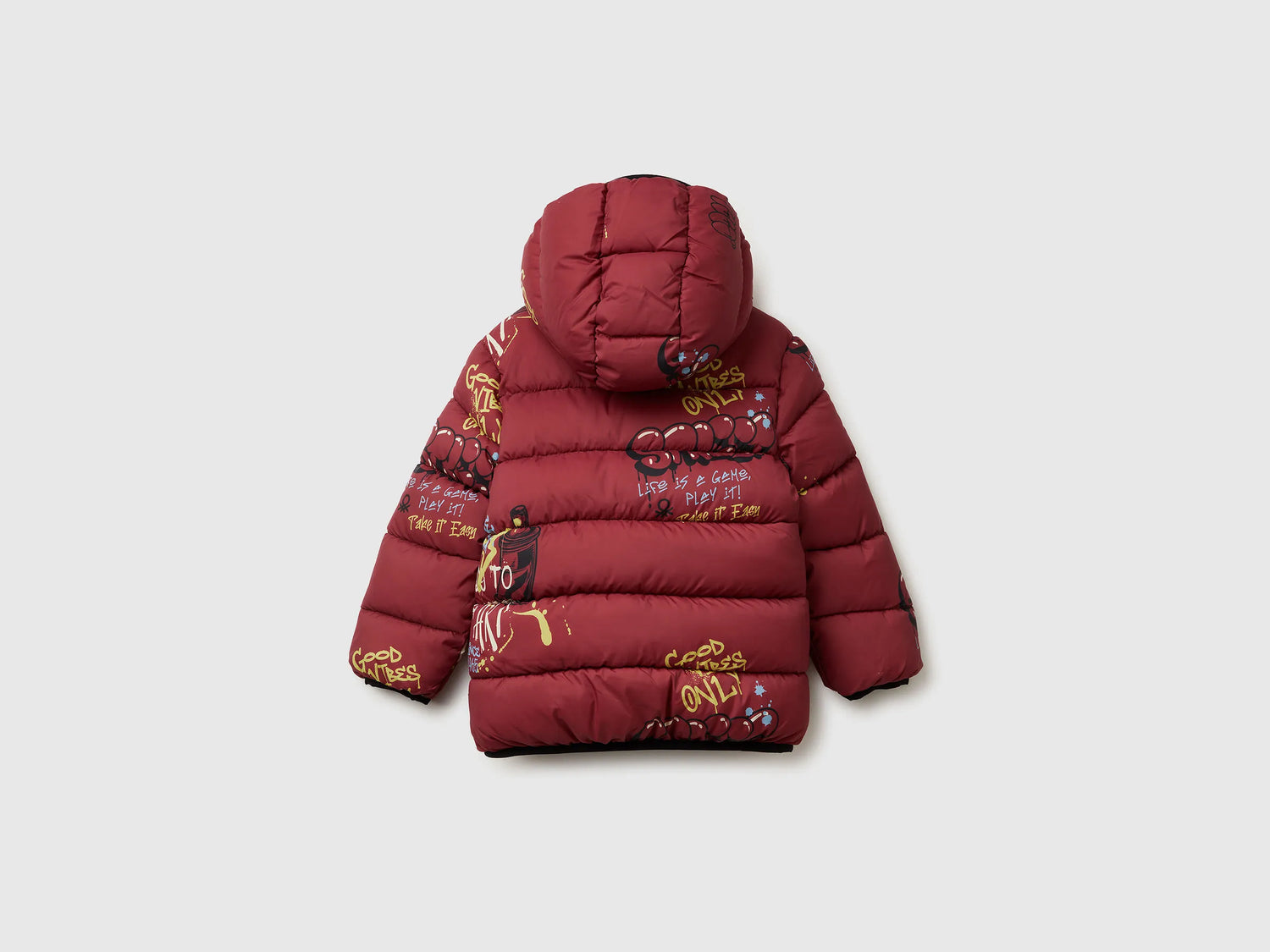 Benetton_Coral_&quot;Rain Defender&quot; Patterned Jacket_23ANGN047_70Q_02