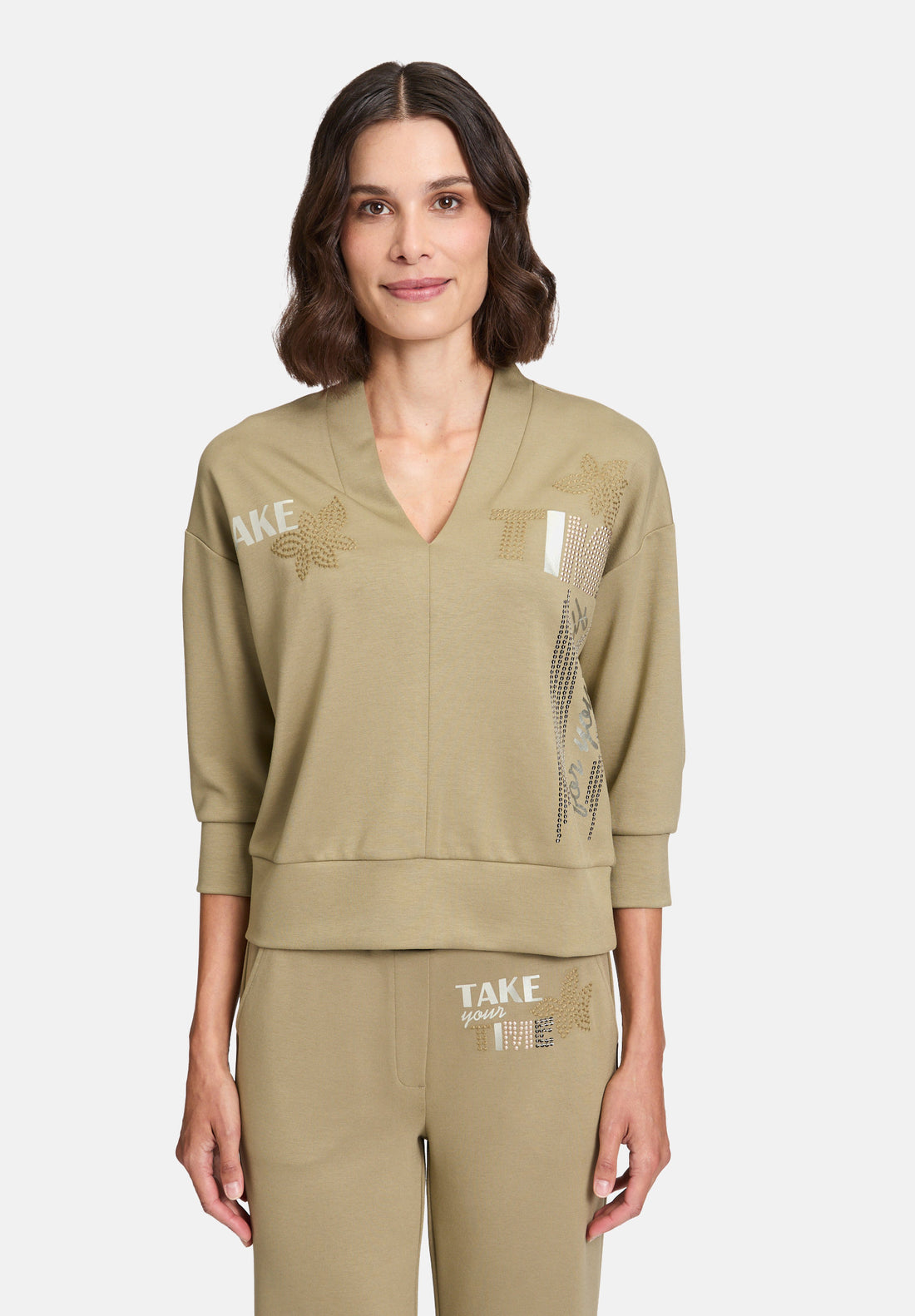 Betty Barclay_V-Neck Sweatshirt_2401-1145_7366_01