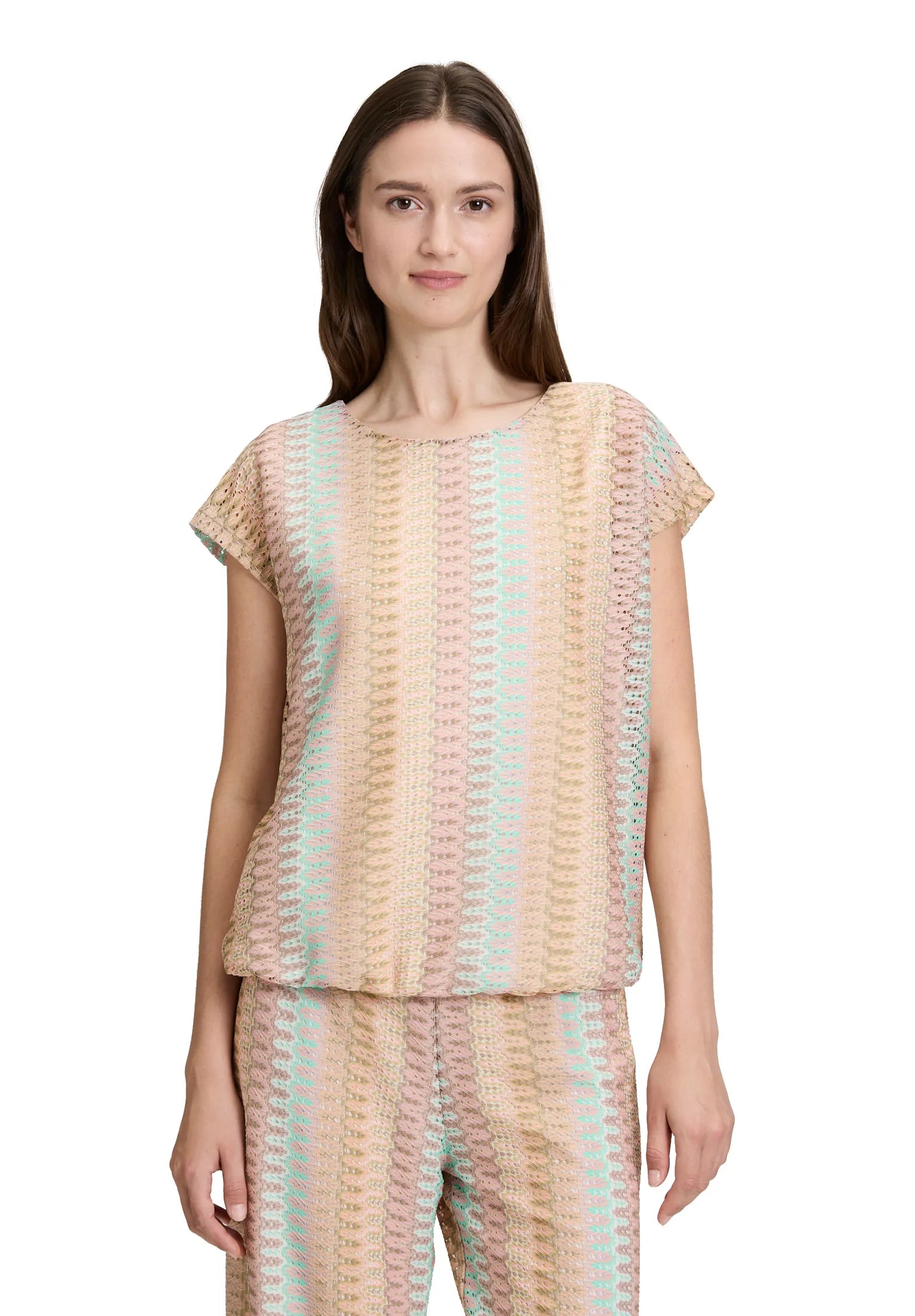 Betty Barclay Nature/Green Women Shirt Short 1/2 Sleeve SKU: 2418-3174_1858 Image 01