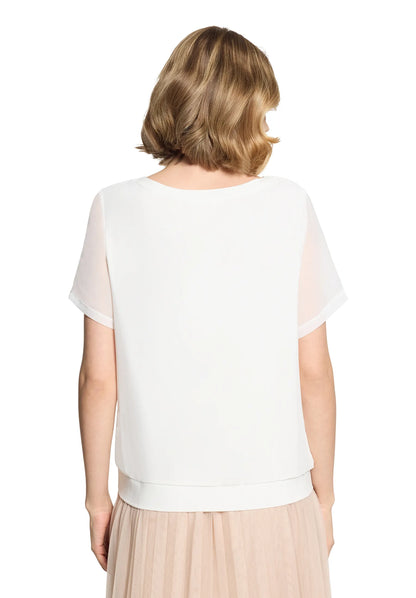 Betty Barclay Offwhite Women Shirt Short 1/2 Sleeve SKU: 2428-3318_1014 Image 03