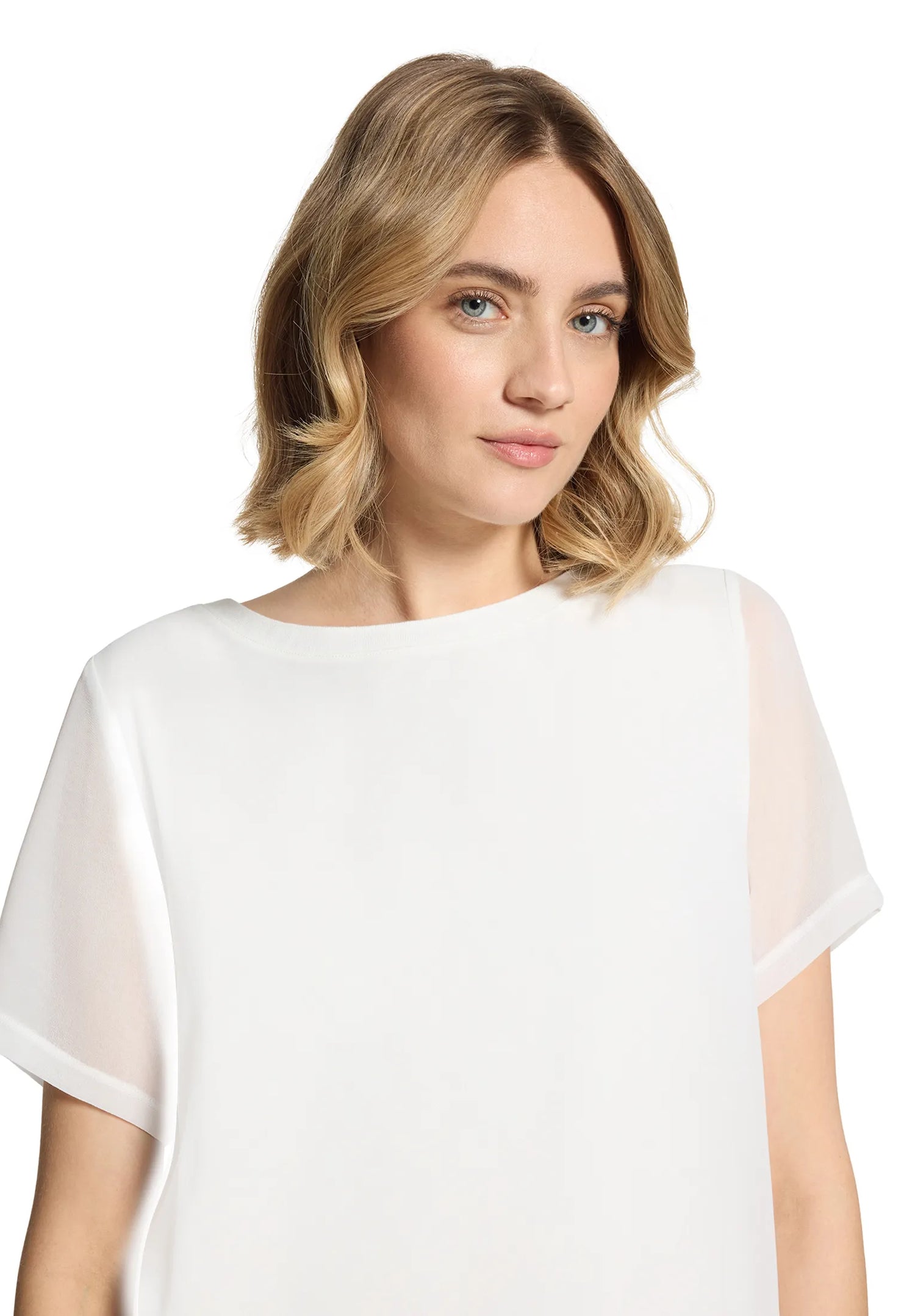 Betty Barclay Offwhite Women Shirt Short 1/2 Sleeve SKU: 2428-3318_1014 Image 06