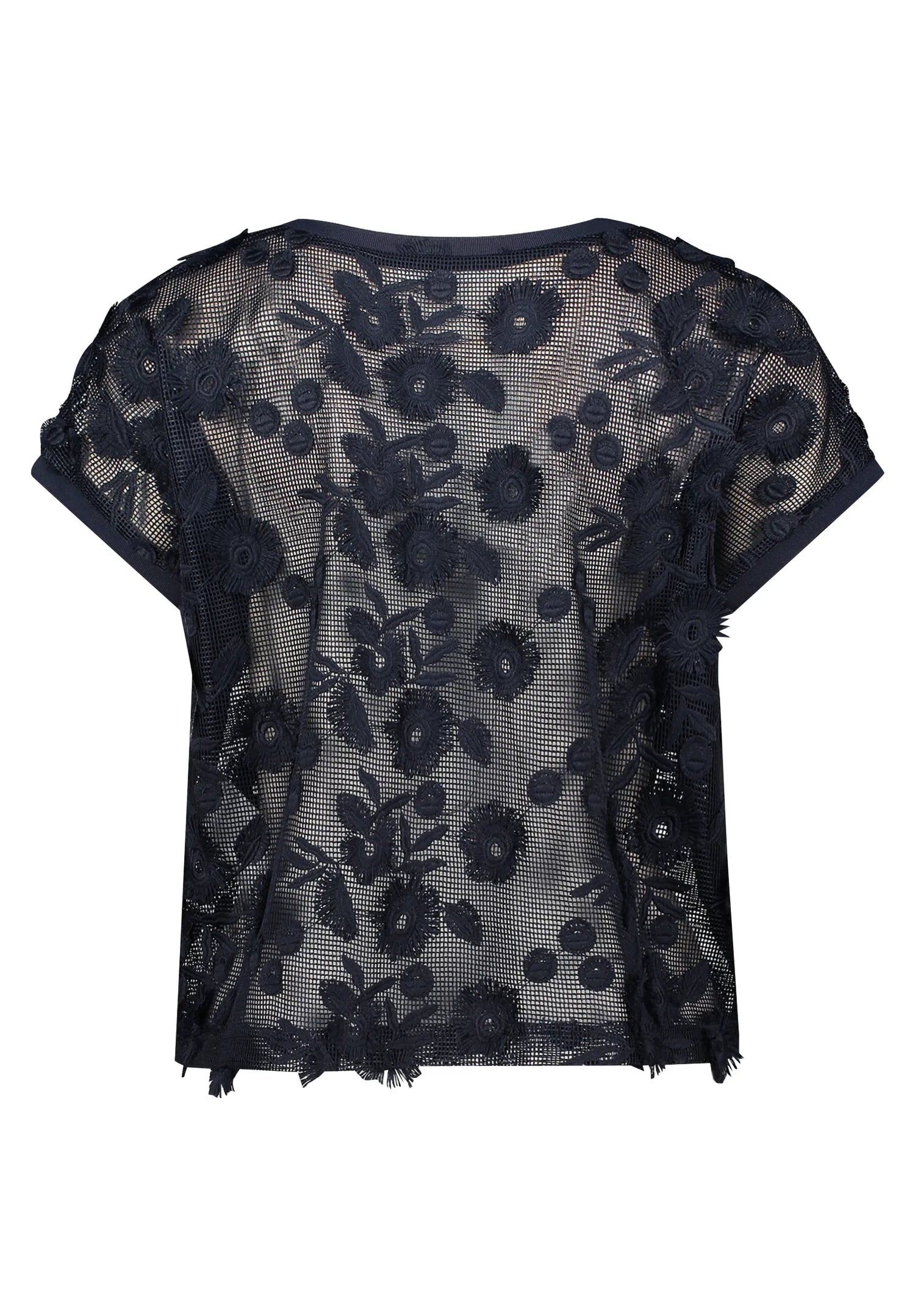 Betty Barclay Navy Blue Women Sweat Short without Sleeve SKU: 2440-3443_8543 Image 04