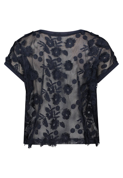 Betty Barclay Navy Blue Women Sweat Short without Sleeve SKU: 2440-3443_8543 Image 04