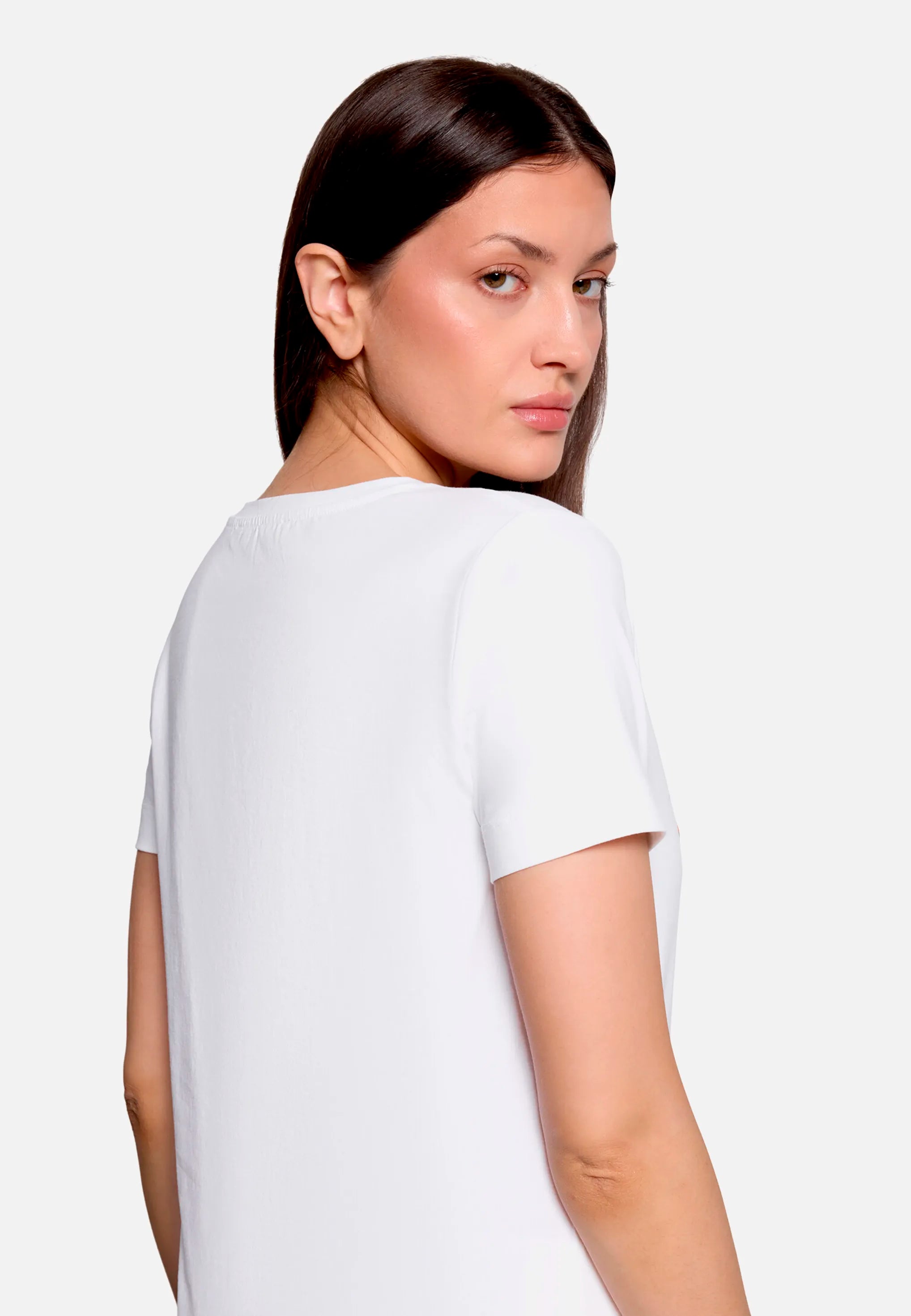 Betty Barclay Patch White/Blue Women Casual Shirt with Print SKU: 2444-3284_1980 Image 07