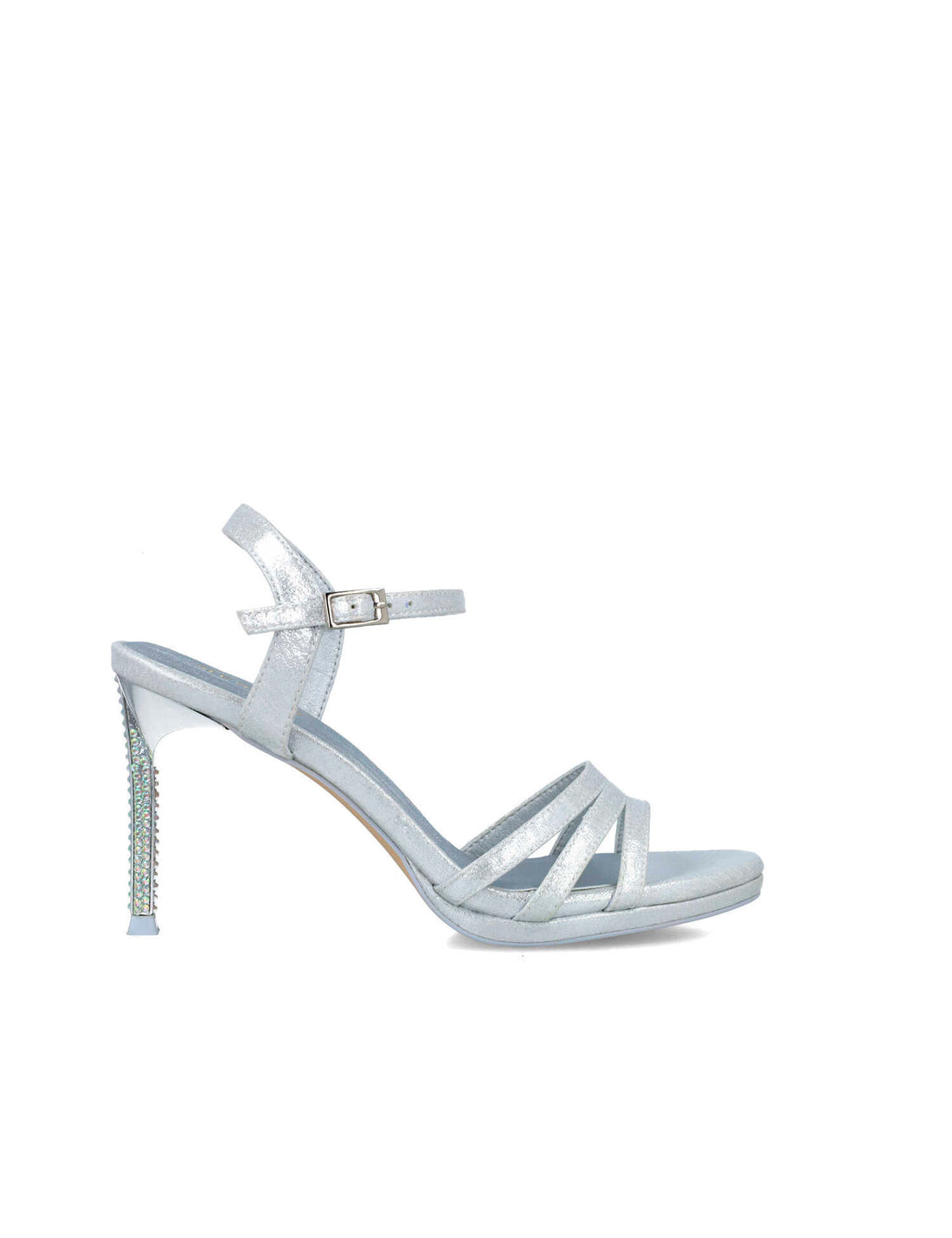 Silver Sandals With Embellished Heel_24713_09_01