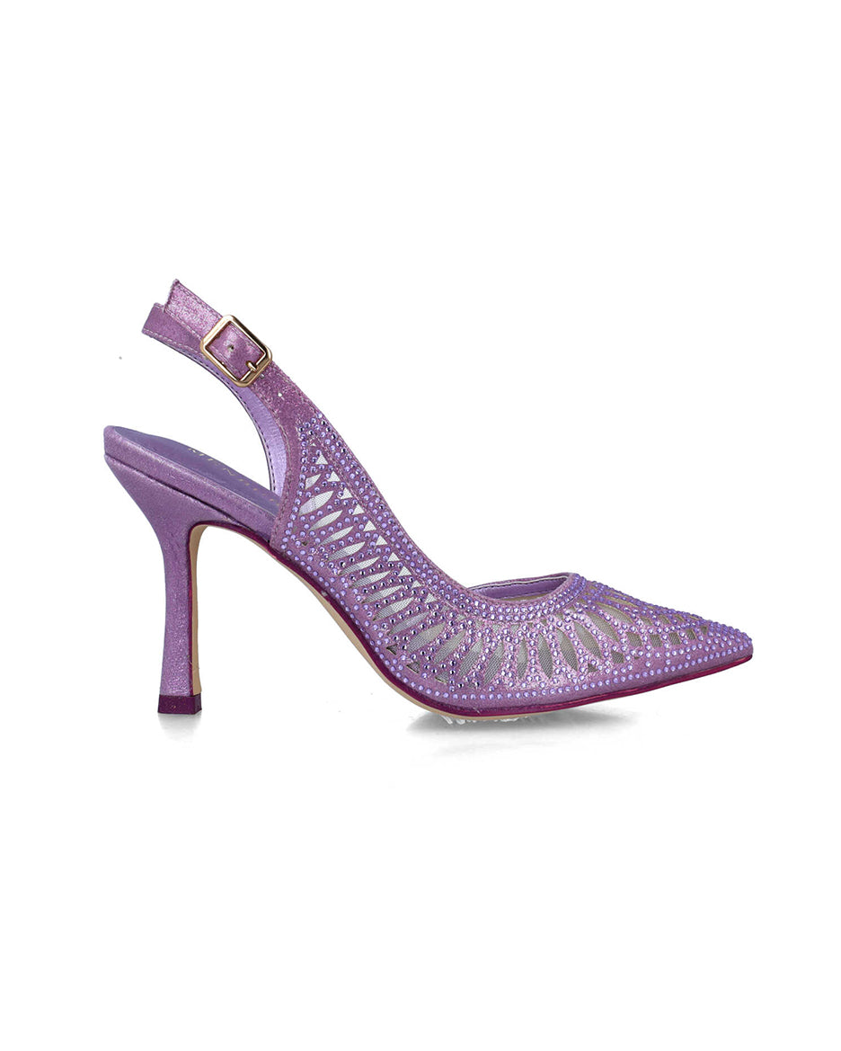 Purple Slingback Pumps With Embellishment_24723_80_01