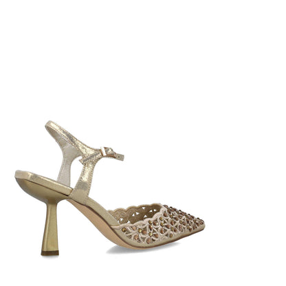 Gold Pumps With Ankle Strap_24724_00_03