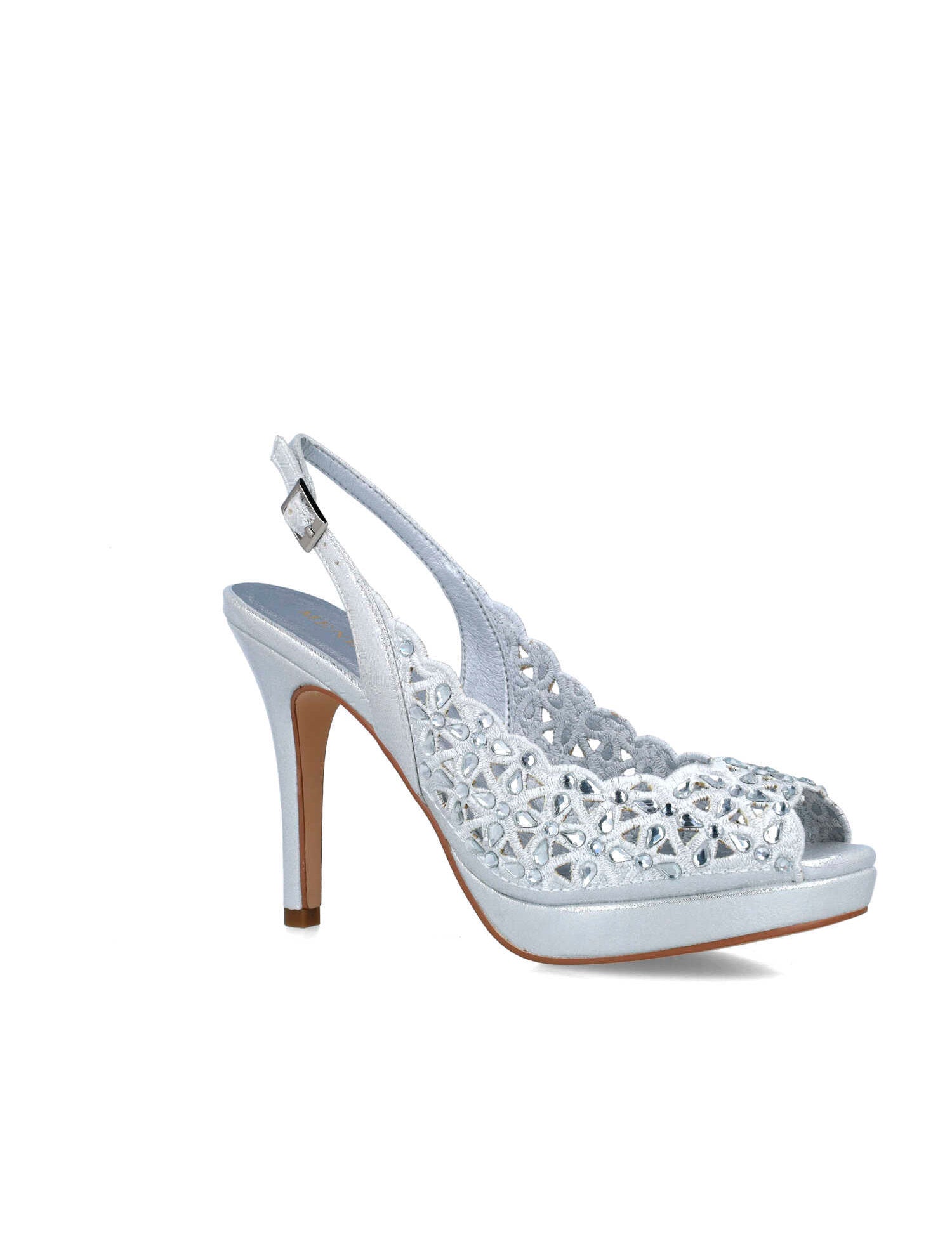 Silver Peep Toe High-Heel Slingback_24732_09_02