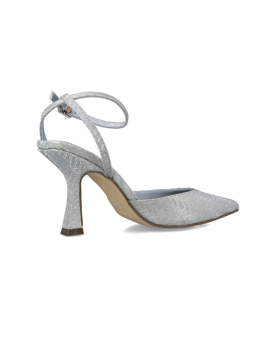 Silver Pumps With Ankle Strap_24753_09_03