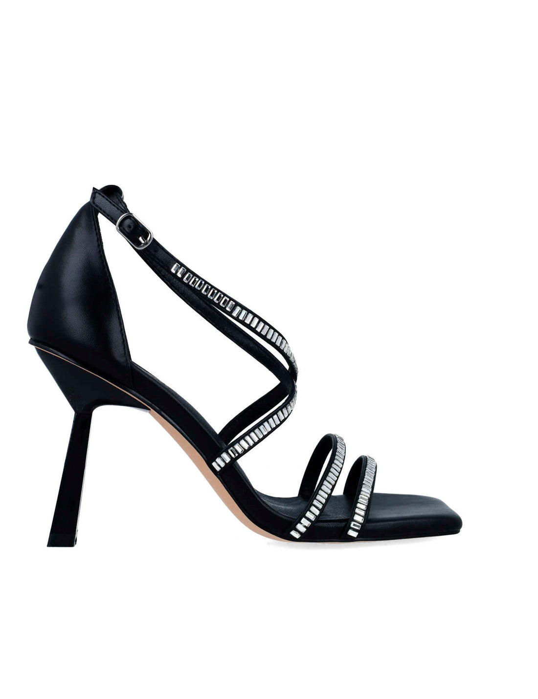 Black High-Heel Sandals With Embellished Straps_24775_01_01