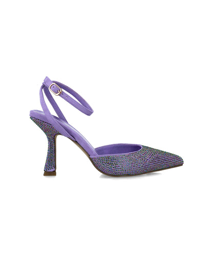 Purple Embellished Pumps With Ankle Strap_24789_80_01