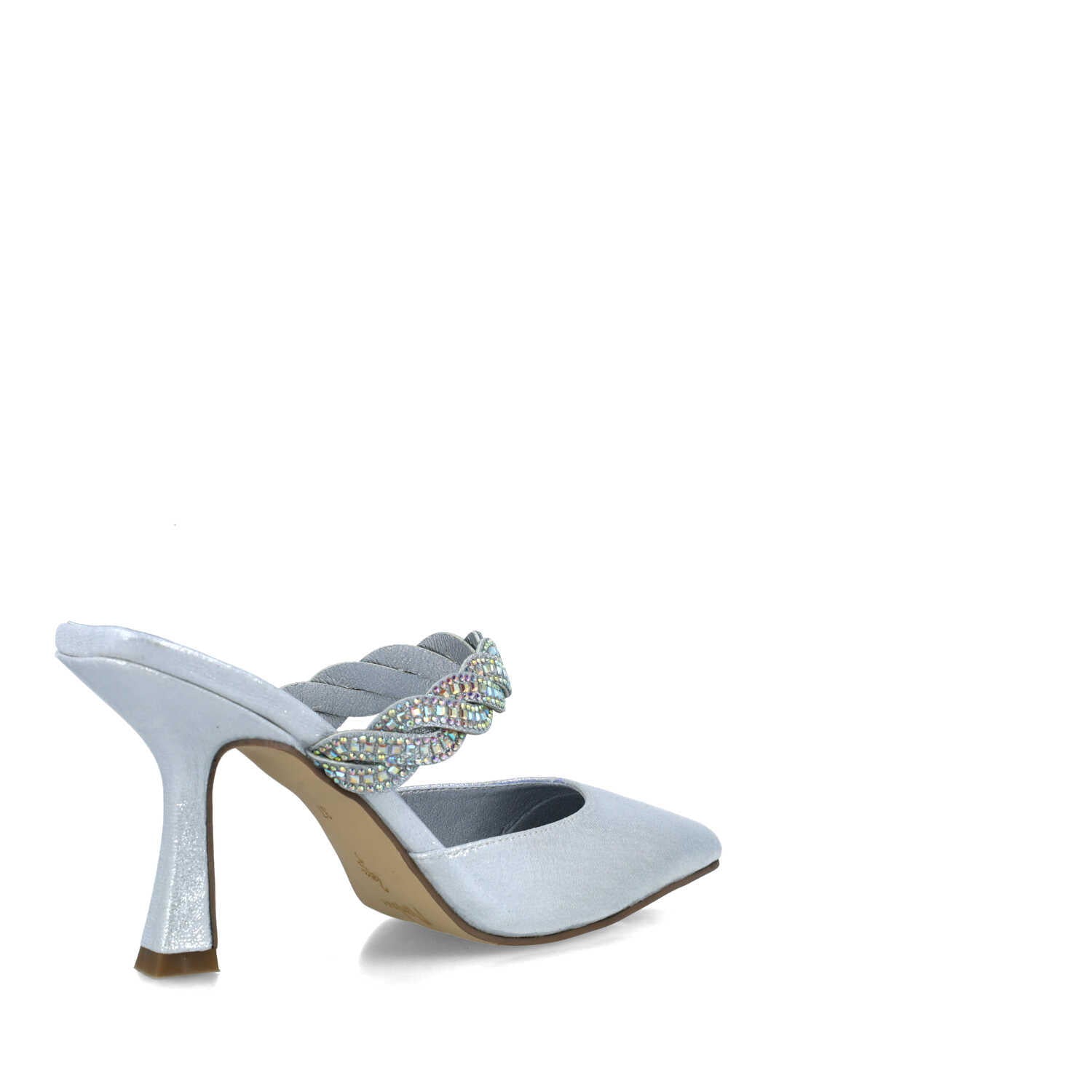 Silver Sandal With Embellished Strap_24795_09_03