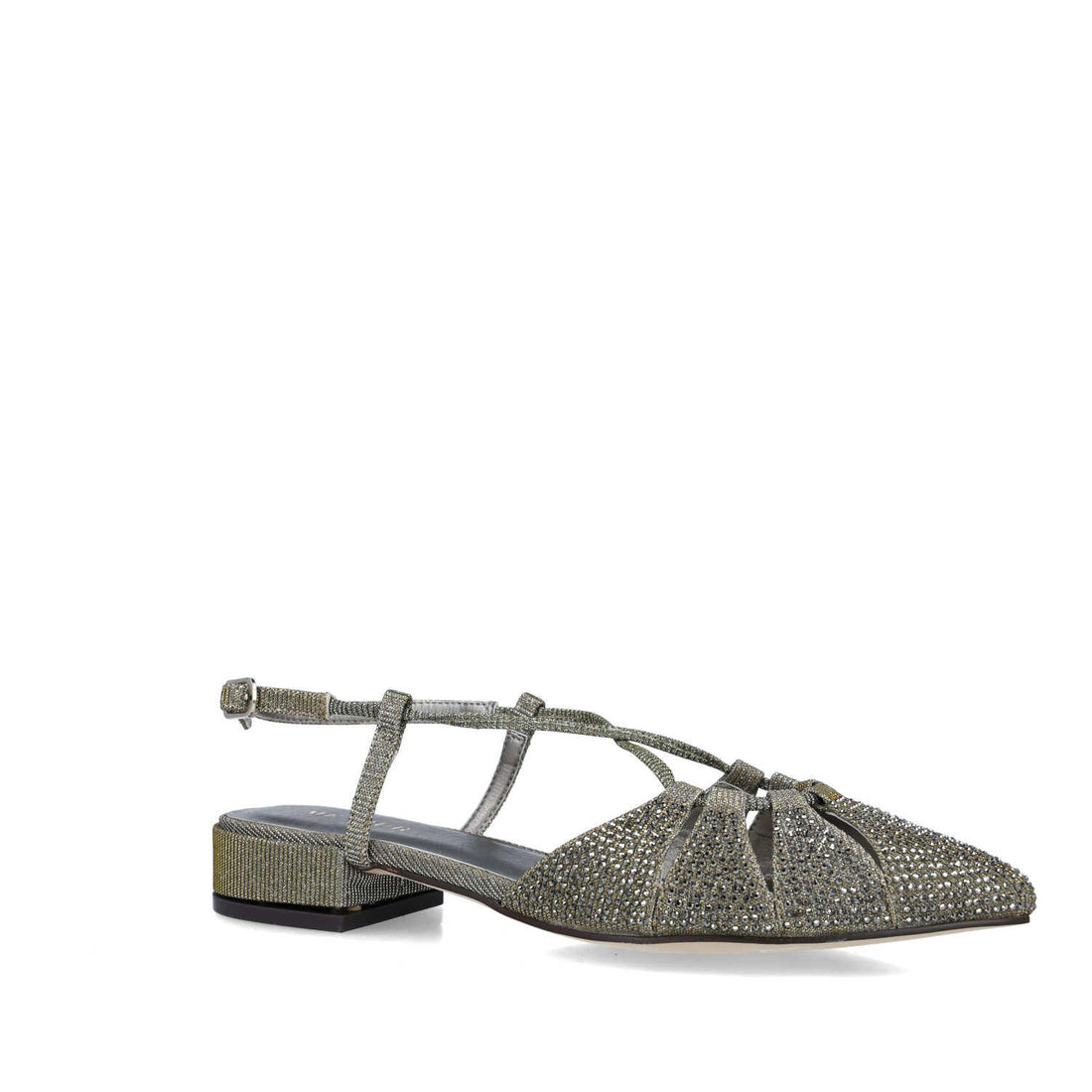 Grey Pump Style Sandal Mule_24834_71_02