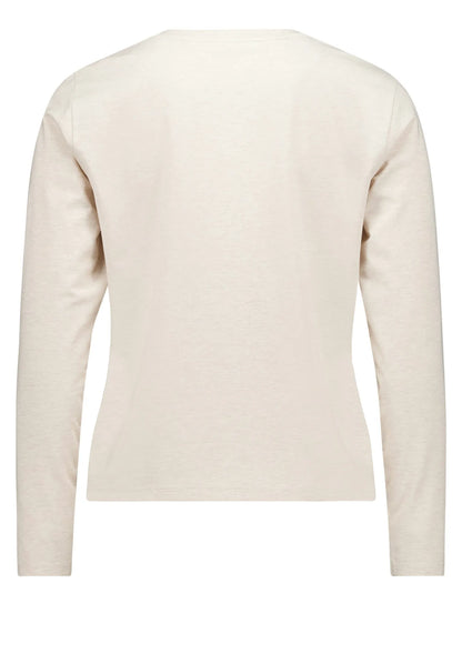 Betty Barclay Bright Cream Melange Women Shirt Short 1/1 Sleeve SKU: 2485-3122_1712 Image 05