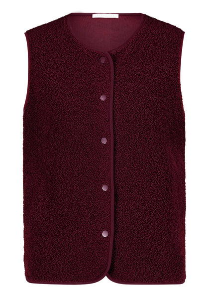 Betty Barclay Fall Burgundy Women Plush Body Warmer SKU: 2487-3283_4626 Image 06