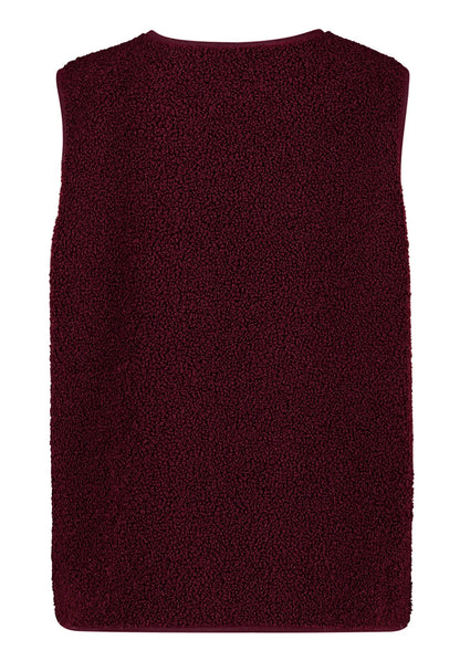 Betty Barclay Fall Burgundy Women Plush Body Warmer SKU: 2487-3283_4626 Image 07