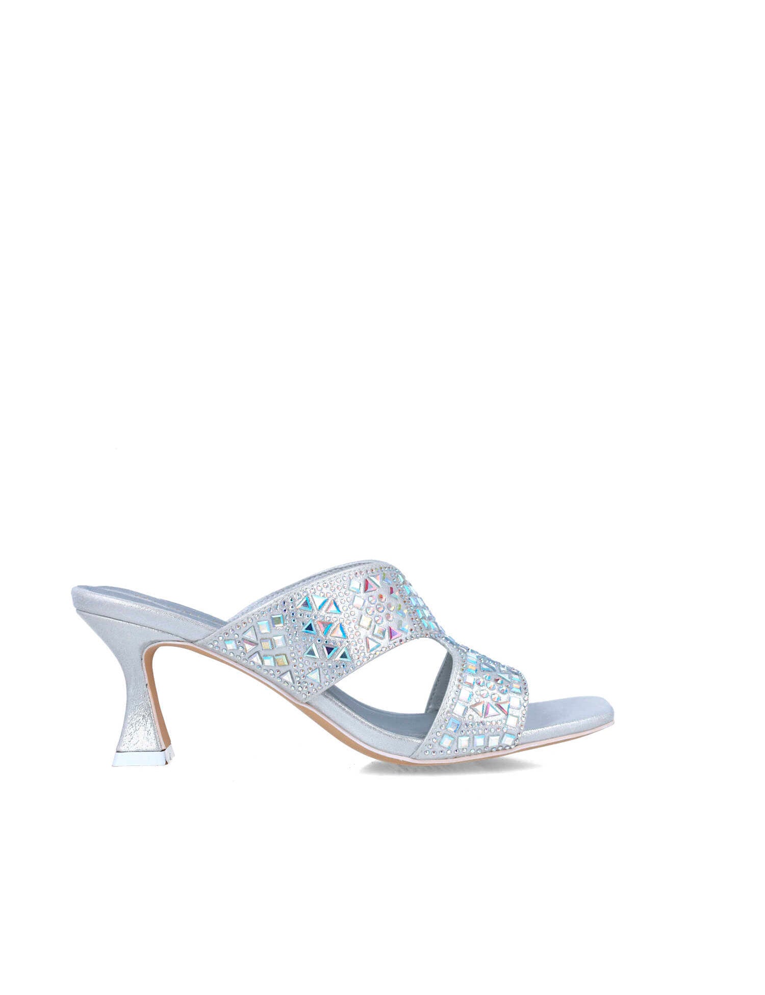 Silver Embellished Open-Toe High-Heel Mules_24874_09_01