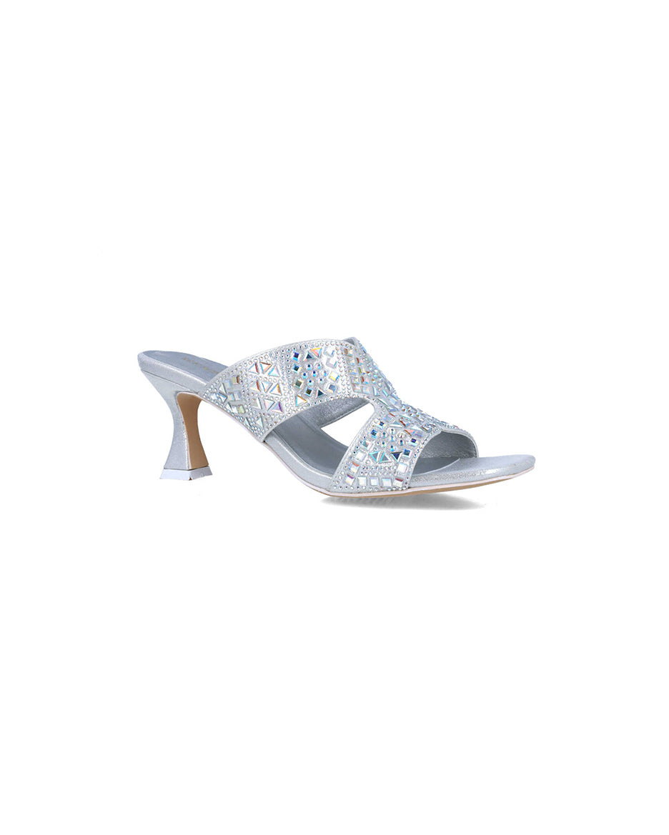 Silver Embellished Open-Toe High-Heel Mules_24874_09_02