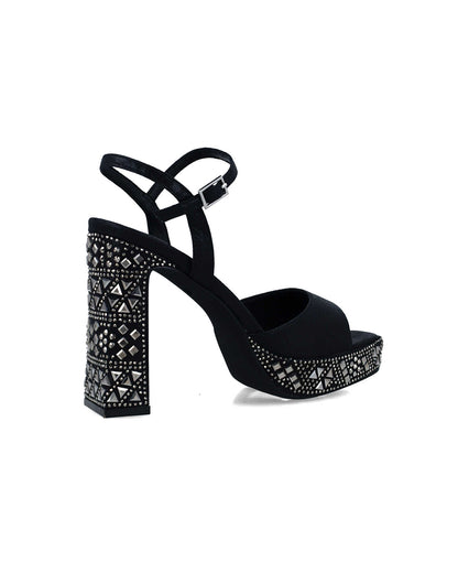 Black Embellished Platform Sandals_24877_01_03