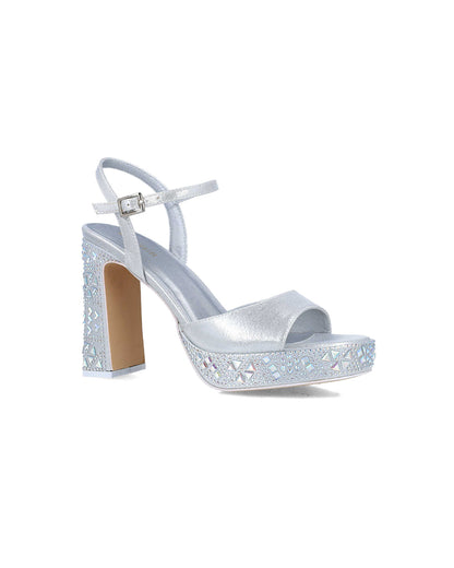 Silver Embellished Platform Sandals_24877_09_02