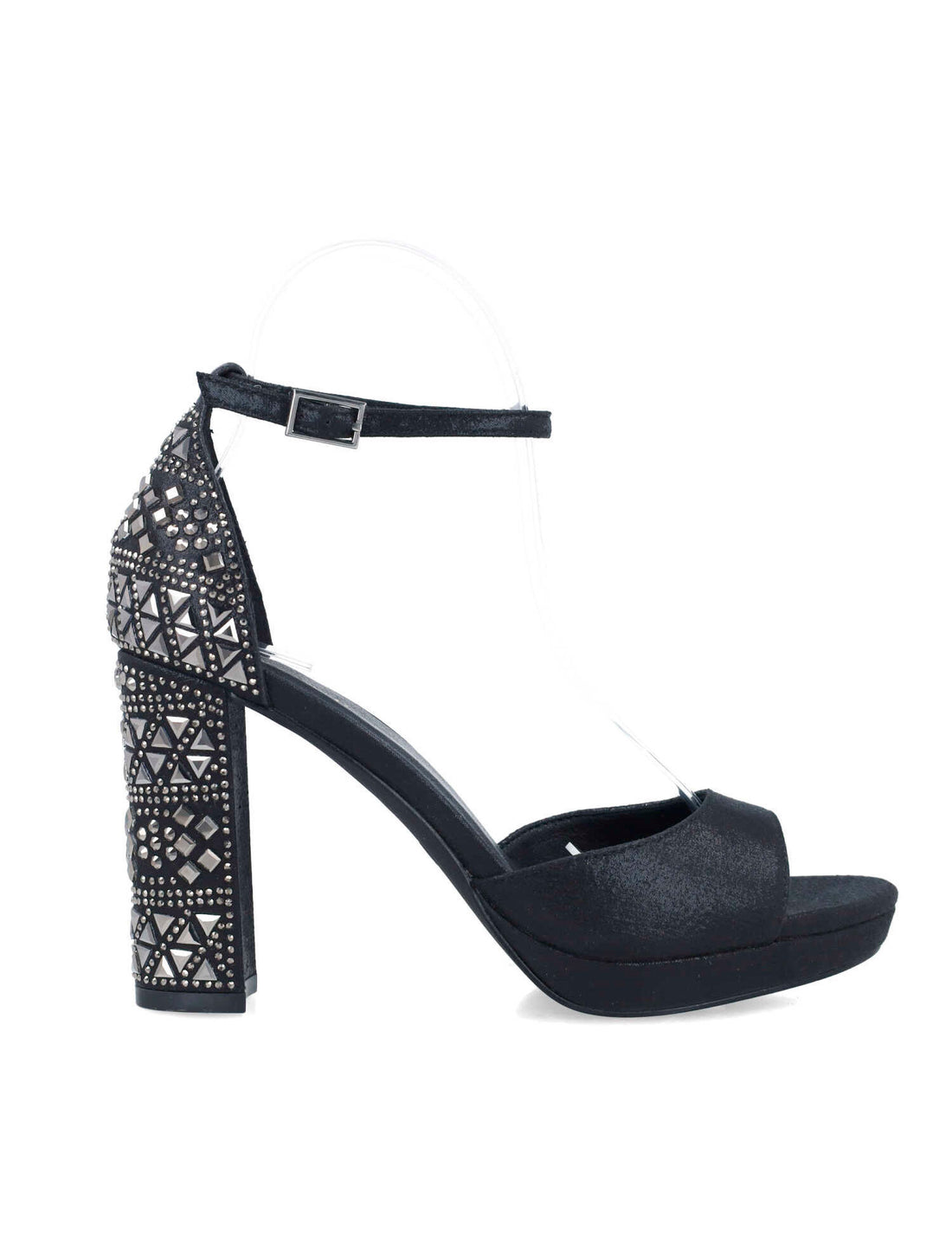 Black Embellished High-Heel Sandals_24879_01_01