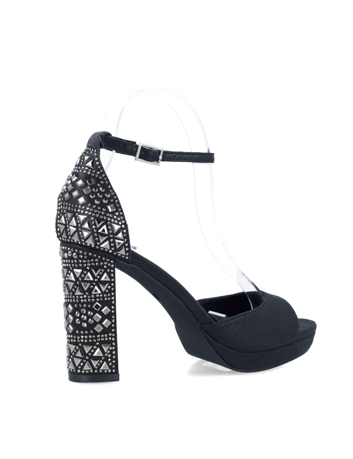 Black Embellished High-Heel Sandals_24879_01_03