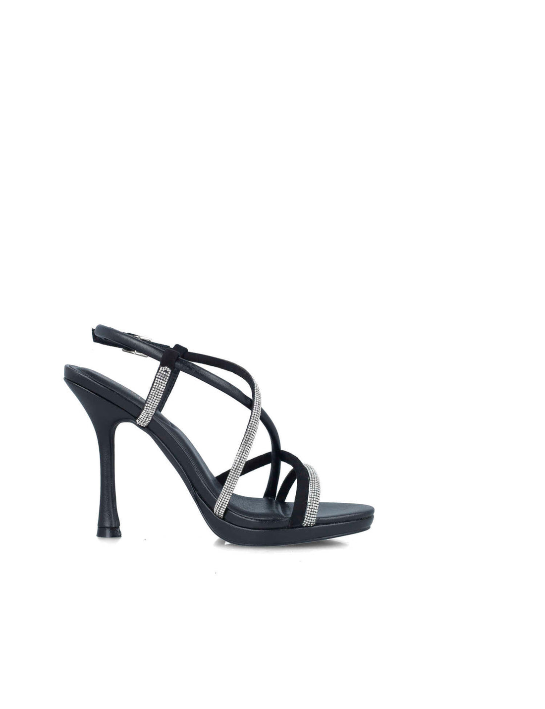 Black High-Heel Sandals With Embellished Straps_24884_01_01
