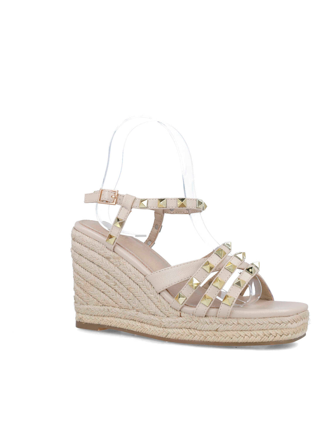 Studded Wedges With Braided Platform_24909_06_02