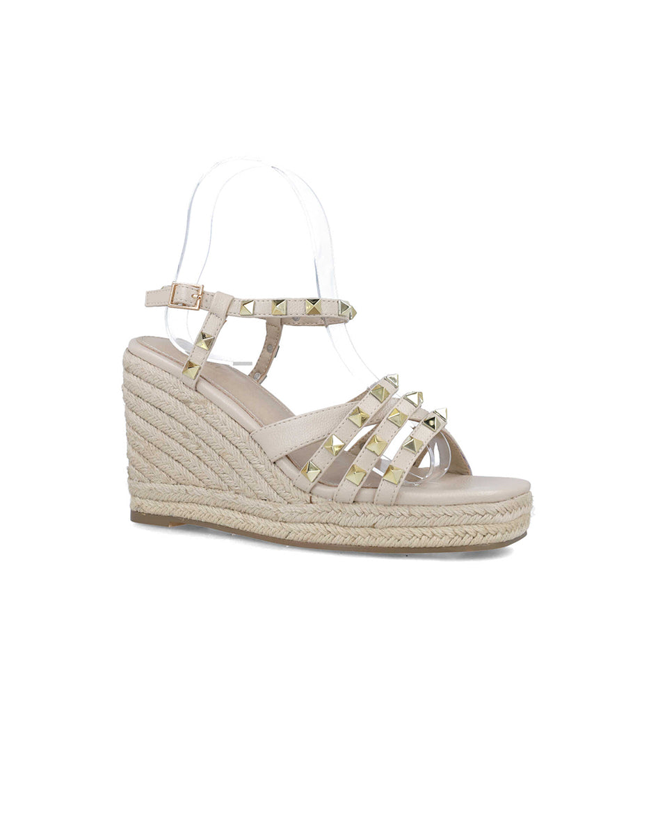 Studded Wedges With Braided Platform_24909_06_02