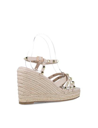 Studded Wedges With Braided Platform_24909_06_03