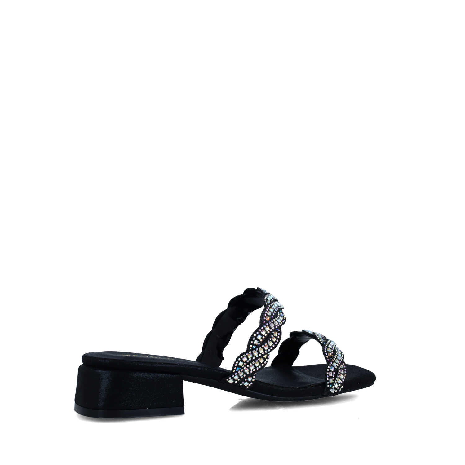 Black Slippers With Heel_24927_01_03