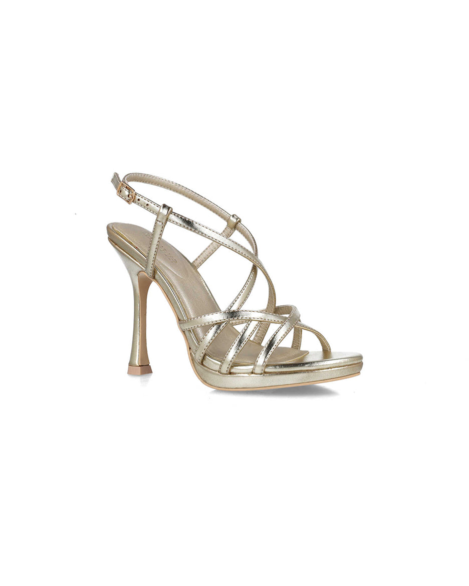 Gold High-Heel Sandals With Slingback Strap_24990_00_02