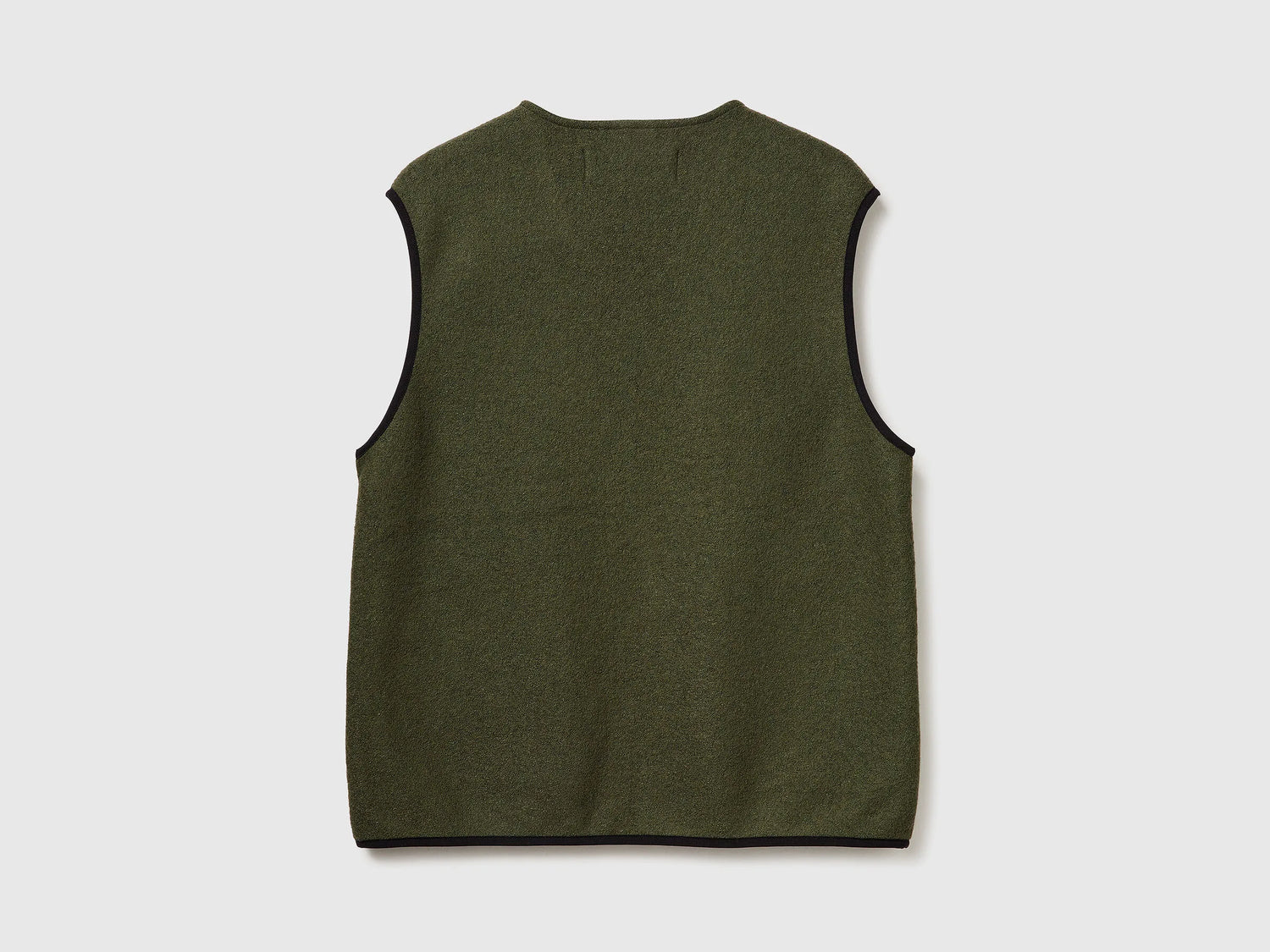 Benetton_Military Green_Vest in Wool Blend_24RDUJ00R_87V_02