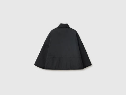 Benetton Black Women Reversible Padded Jacket SKU: 24RGDN0AE_100 Image 04