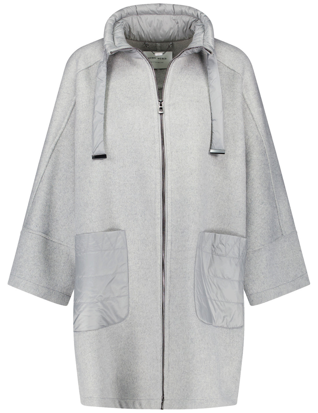 Gerry Weber_Silver Grey Melange_Cape/Poncho Outdoor_250006-61004_204720_01
