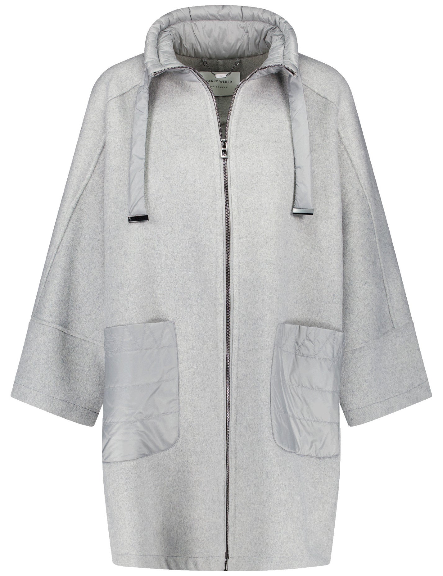 Gerry Weber_Silver Grey Melange_Cape/Poncho Outdoor_250006-61004_204720_01
