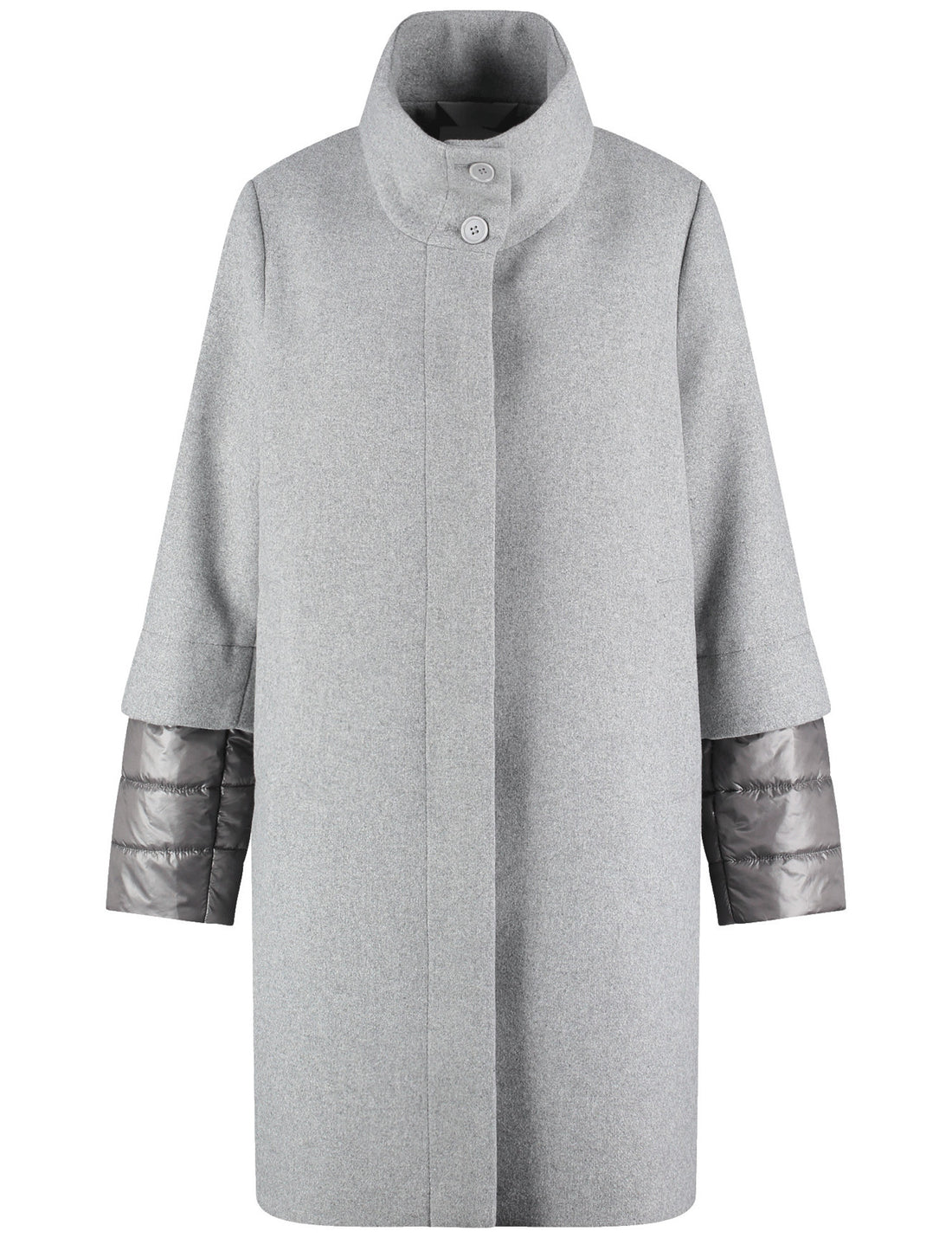 Gerry Weber_Silver Grey Melange_Outdoor Jacket Wool_250030-61022_204720_01