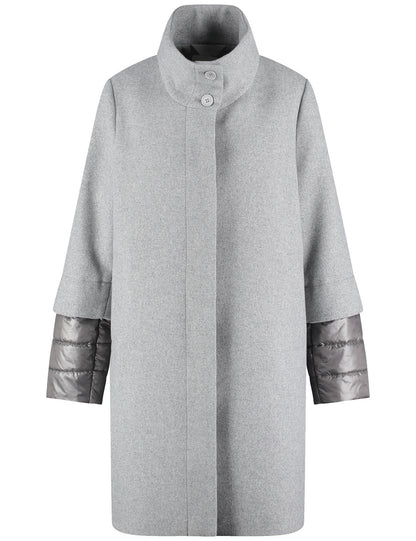 Gerry Weber_Silver Grey Melange_Outdoor Jacket Wool_250030-61022_204720_01