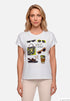 Betty Barclay Patch White/Brown Women Casual Shirt with Print SKU: 2511-8090_1970 Image 01