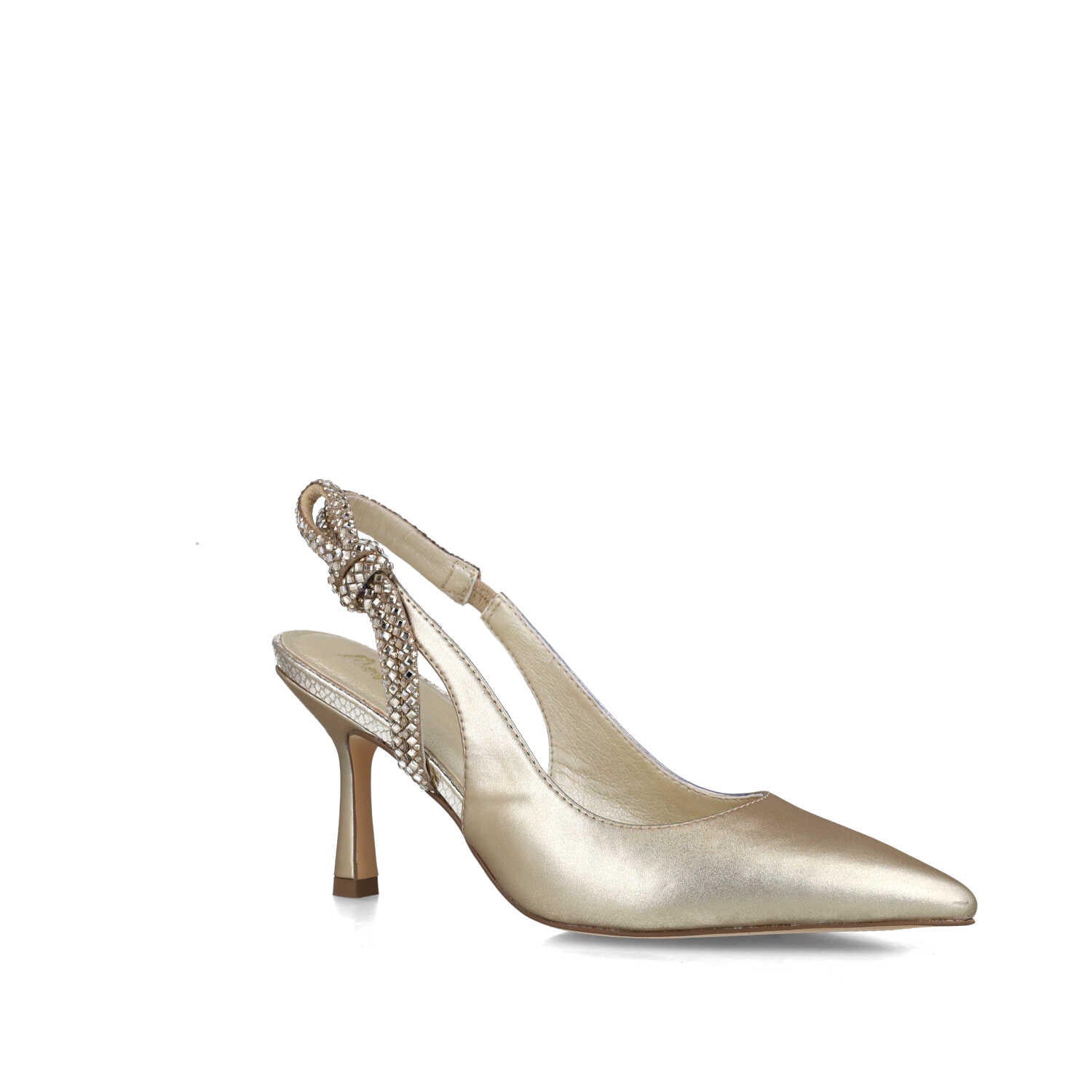 Gold Slingback Pumps_25186_00_02