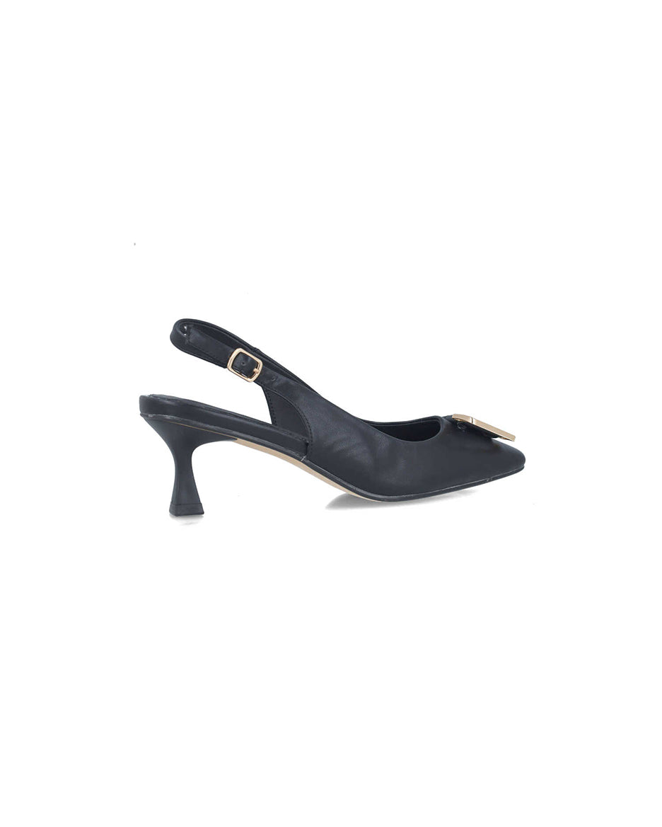 Slingback Kitten Heel Pumps With Gold Hardware_25246_01_03