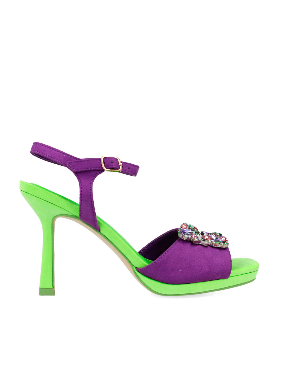 Multi-Color High-Heel Sandals With Embellishment_25259_08_01